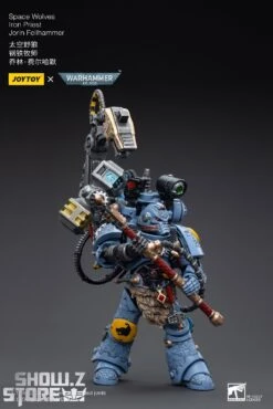 JoyToy Source 1/18 Warhammer 40k Space Wolves Iron Priest Jorin Fellhammer -Toy Machine Store 8debe364ee
