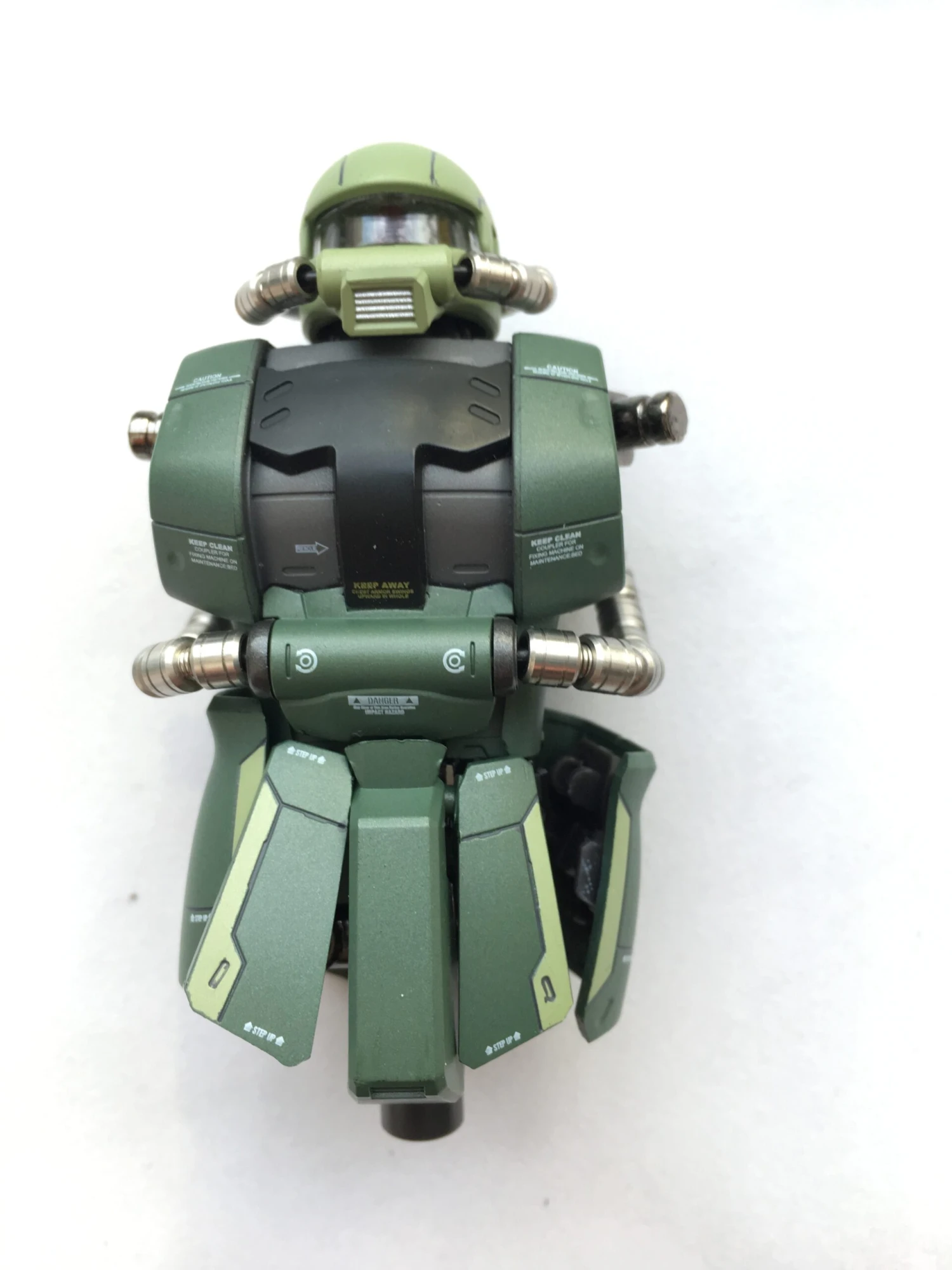 Metal Soldier 1/100 MS01 ZAKUII MS-01 MS-06 ZAKU2 Green Chogokin Metal Build 7 Metal Soldier 1/100 MS01 ZAKUII MS-01 MS-06 ZAKU2 Green Chogokin Metal Build - Image 5
