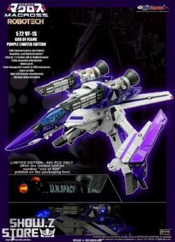 KitzConcept 1/72 Macross VF-1S God Of Flame Purple Limited Edition W/ Fast Pack Armor -Toy Machine Store 900e94055d