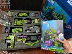 Toyworld TW TW-C07A TWC07A Constructor Devastator Cel Cell Shaded Deluxe Version Set Of 6 -Toy Machine Store 937eb5dfa4