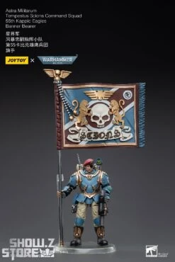 JoyToy Source 1/18 Warhammer 40K Astra Militarum Tempestus Scions Command Squad 55th Kappic Eagles Banner Bearer -Toy Machine Store 93848a6d12