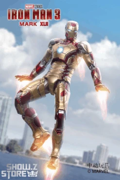 ZT Toys Marvel Licensed 1/10 Iron Man Mark 42 W/ LED -Toy Machine Store 94d7a0bac9