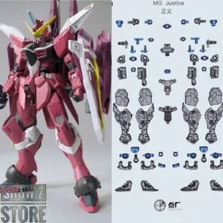 Point Factory Studio PFS02-2 Metal Parts For Bandai MG ZGMF-X09A Justice Gundam -Toy Machine Store 964edf79a2
