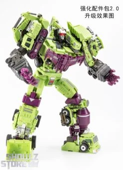 Jinbao Upgrade Kits For Devastator Gravity Builder Green Version -Toy Machine Store 96a9c7a712