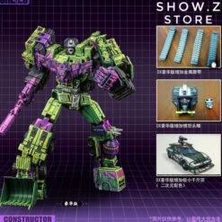 Toyworld TW TW-C07A TWC07A Constructor Devastator Cel Cell Shaded Deluxe Version Set Of 6 -Toy Machine Store 99544b04dc