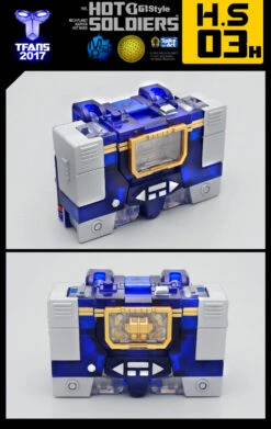 Mech Planet Hot Soldiers HS03H Mini Soundwave Clear Version -Toy Machine Store 9dc281b1a6