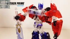 APC Toys APC-001 Attack Prime TFP Optimus Prime Clear Version W/ Black Wheels -Toy Machine Store a1ae4c6461