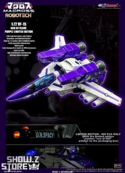KitzConcept 1/72 Macross VF-1S God Of Flame Purple Limited Edition W/ Fast Pack Armor -Toy Machine Store a35476daf3