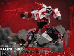 IronFactory EX-26A Racing Bros Annihilator Red Alert 25 IronFactory EX-26A Racing Bros Annihilator Red Alert -Toy Machine Store a38eccf897