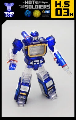 Mech Planet Hot Soldiers HS03H Mini Soundwave Clear Version -Toy Machine Store aaaf30f692
