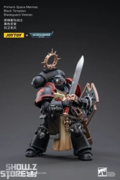 JoyToy Source 1/18 Warhammer 40K Black Templars Bladeguard Veteran -Toy Machine Store ab3eb5b380