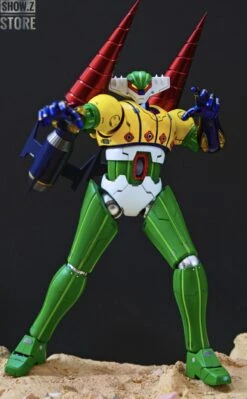 King Arts Diecast Scene Series DFS075 Steel Jeeg Battle Damaged Version -Toy Machine Store aee2f469c2