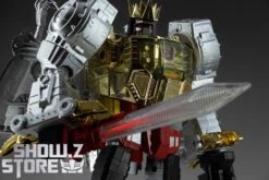 [Parts Not Working][Israel Buyer Only] 4th Party MP-08 MP08 King Grimlock Reximus Prime Oversized Metallic Version -Toy Machine Store b998c6178b