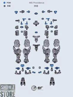 Point Factory Studio PFS02-3 Metal Parts For Bandai MG ZGMF-X13A Providence Gundam -Toy Machine Store ba26d3a34a