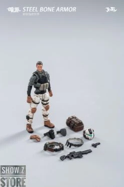 JoyToy Source 1/25 Steel Bone Armor White Color W/ 2nd Pilot -Toy Machine Store bd5fe5e55e