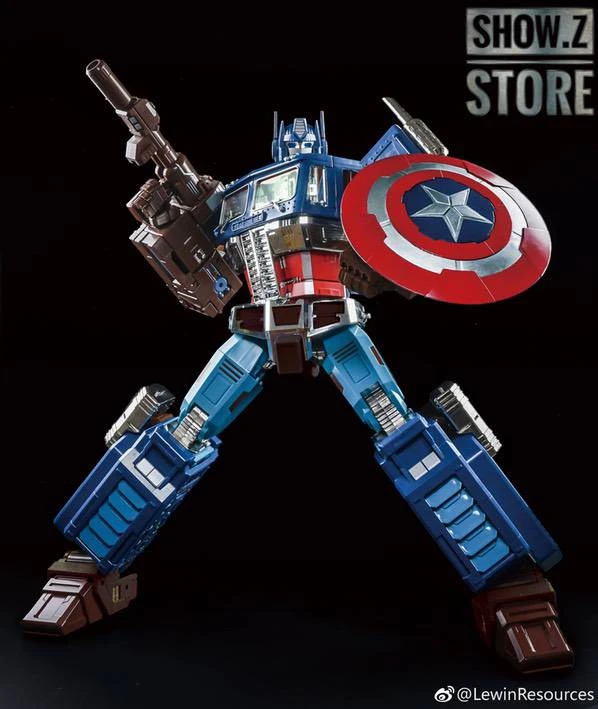 Lewin Resources LW-01A Optimus Prime Captain America Style Oversized 71cm W/ LED 10 Lewin Resources LW-01A Optimus Prime Captain America Style Oversized 71cm W/ LED - Image 8