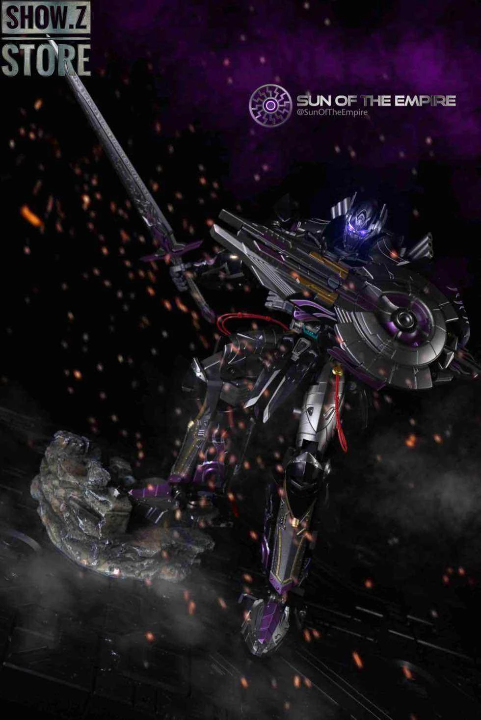 Unique Toys R-02V Challenger Optimus Prime Purple Version 10 Unique Toys R-02V Challenger Optimus Prime Purple Version - Image 8