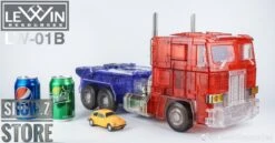 Lewin Resources LW-01B Optimus Prime Clear Limited Edition W/ LED -Toy Machine Store c416e3c28e