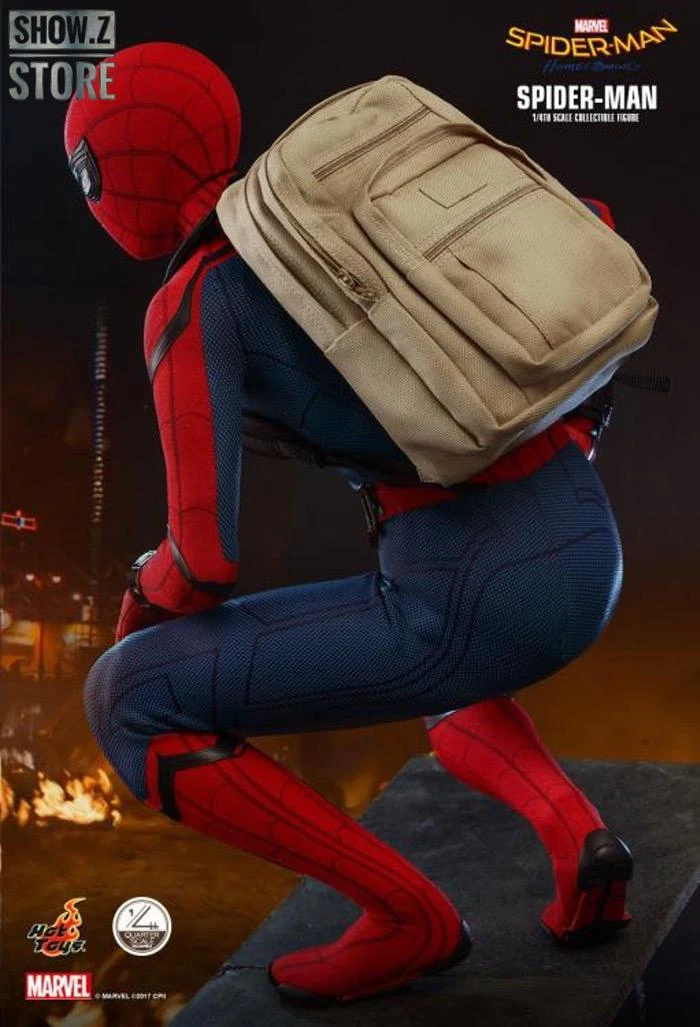Hot Toys QS014 1/4 Spider-Man Homecoming Collectible Figure Standard Version 6 Hot Toys QS014 1/4 Spider-Man Homecoming Collectible Figure Standard Version - Image 4
