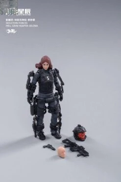 JoyToy Source 1/18 Hardcore Coldplay Skeleton Forces Hell Grim Reaper & Selena Set Of 4 -Toy Machine Store c64766993a