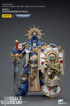 JoyToy Source 1/18 Warhammer 40K Ultramarines Primaris Captain With Relic Shield And Power Sword -Toy Machine Store c6eadc12ae