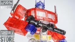 Lewin Resources LW-01B Optimus Prime Clear Limited Edition W/ LED -Toy Machine Store c72097fa17