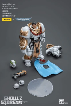 JoyToy Source 1/18 Warhammer 40K Space Marines White Consuls Captain Messinius -Toy Machine Store c9ee7eab83
