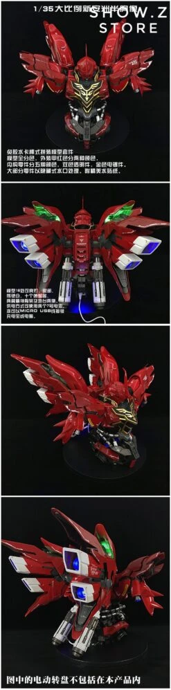 BSC Yihui YH Model 1/35 MSN-06S MNS06S SINANJU New Zeon Customized Gundam Bust Model Kit -Toy Machine Store cabe4338a7