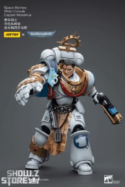 JoyToy Source 1/18 Warhammer 40K Space Marines White Consuls Captain Messinius -Toy Machine Store cb428a17b7