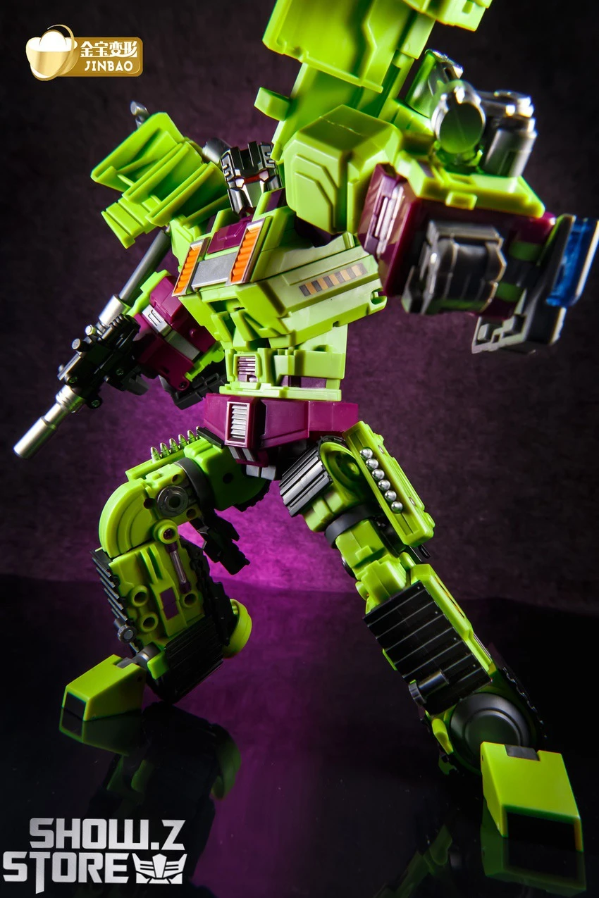 Jinbao DF03 Builder.D Devastator Green Version Set Of 6 Oversized Version 19 Jinbao DF03 Builder.D Devastator Green Version Set Of 6 Oversized Version - Image 17