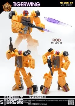 MHZ Toys MINI-07 Tigerwing Menasor Combiner Set Of 5 Oversized Version -Toy Machine Store d6dbe7f3b7