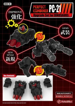 Perfect Effect PE PC-21 Perfect Combiner Upgrade Kit For POTP Volcanicus -Toy Machine Store d85522cd4d