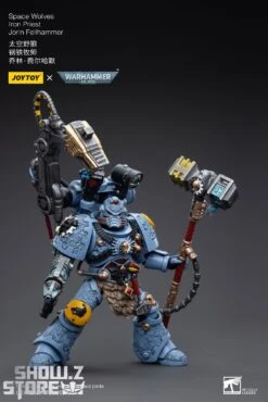 JoyToy Source 1/18 Warhammer 40k Space Wolves Iron Priest Jorin Fellhammer -Toy Machine Store d991ae476b