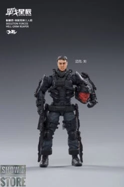 JoyToy Source 1/18 Hardcore Coldplay Skeleton Forces Hell Grim Reaper & Selena Set Of 4 -Toy Machine Store dc9f622070