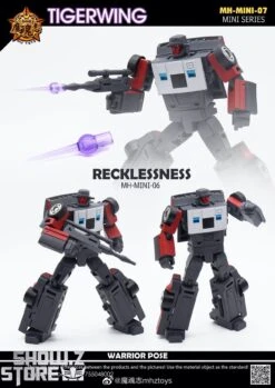 MHZ Toys MINI-07 Tigerwing Menasor Combiner Set Of 5 Oversized Version -Toy Machine Store de01f5298a