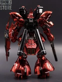 [SZ Custom] Bandai Custom RG 1/144 MSN-04 Sazabi W/ Custom Electroplated Chrome Painting -Toy Machine Store dee4baa088