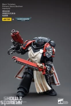 JoyToy Source 1/18 Warhammer 40K Black Templars Primaris Sword Brethren Harmund -Toy Machine Store df35e01eee