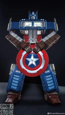 Lewin Resources Captain America Shield For LW-01A Optimus Prime -Toy Machine Store df998d1de1