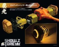 Pose Toy Pose+ Metal Series The King Of Braves GaoGaiGar GoldyMarg & Star GaoGaiGar Option Set Deluxe Version -Toy Machine Store dfd5de91be