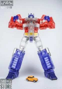 Lewin Resources LW-01B Optimus Prime Clear Limited Edition W/ LED -Toy Machine Store e3c37b18f0
