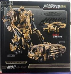 WeiJiang M-02 Robot Force Hound Oversized Black Apple Alloy Desert Version -Toy Machine Store e6b12a9f88
