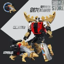 Black Mamba H6002-4B Raptor Slash & H6002-7B Robot Force Volcanicus Oversized Combiner Set Of 6 -Toy Machine Store e83fb83662