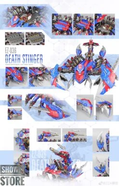 ZA Model EZ-036 Death Stinger Model Kit Anime Color Version -Toy Machine Store e95c6dde1c
