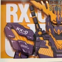 ChenFu Studio RX-0 Unicorn Gundam 02 Banshee 3D Wall Art Decoration Picture -Toy Machine Store e97c46cf8a