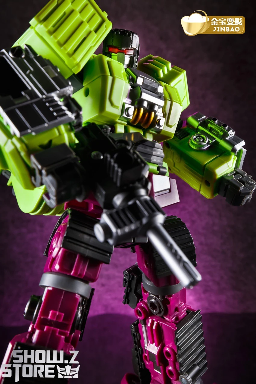 Jinbao DF03 Builder.D Devastator Green Version Set Of 6 Oversized Version 22 Jinbao DF03 Builder.D Devastator Green Version Set Of 6 Oversized Version - Image 20
