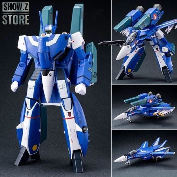 Valkyrie Factory VF 1/60 VF-1J Valkyrie Maximilian Jenius Custom Macross Robotech Blue Version W/ Super Space Part 3 Valkyrie Factory VF 1/60 VF-1J Valkyrie Maximilian Jenius Custom Macross Robotech Blue Version W/ Super Space Part