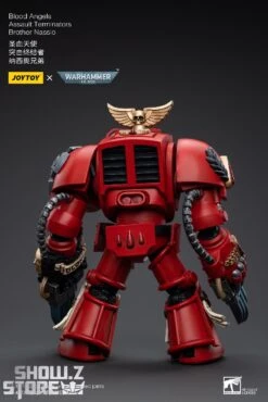 JoyToy Source 1/18 Warhammer 40K Blood Angels Assault Terminators Brother Nassio 12 JoyToy Source 1/18 Warhammer 40K Blood Angels Assault Terminators Brother Nassio -Toy Machine Store ec2cdb50ec