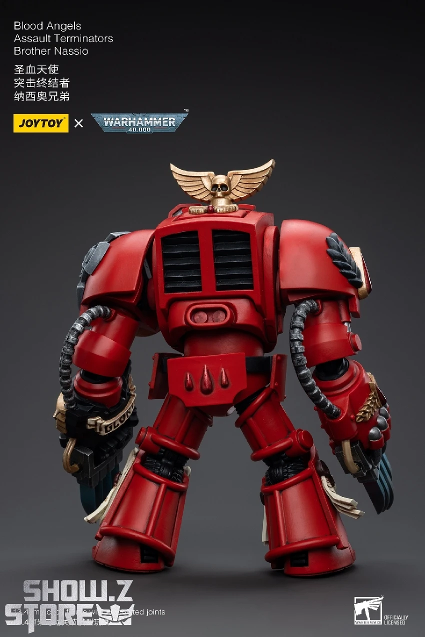 JoyToy Source 1/18 Warhammer 40K Blood Angels Assault Terminators Brother Nassio 7 JoyToy Source 1/18 Warhammer 40K Blood Angels Assault Terminators Brother Nassio - Image 5