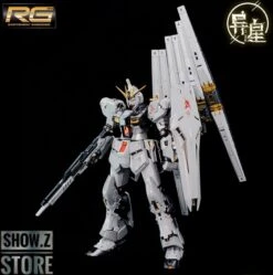 [SZ Custom] Bandai Custom RG 1/144 RX-93 Nu Gundam W/ Electroplated Chrome Painting -Toy Machine Store f91eb62db0