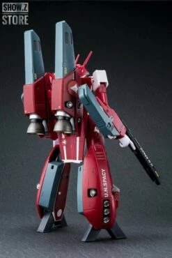 Valkyrie Factory VF 1/60 VF-1J Milia F Jenius Custom Macross Robotech Red Version W/ Super Space Part -Toy Machine Store f9ab3b68ac